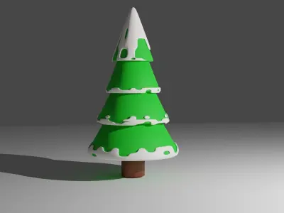 Christmas Tree 01 Free 3D model