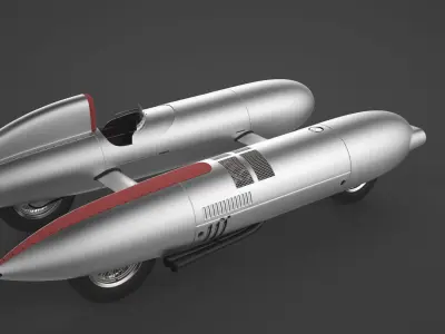 Gilera TARF 1948 - ENGINE included- 3D model