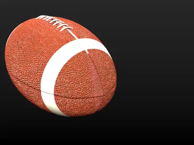 Rugby ball Free 3D model