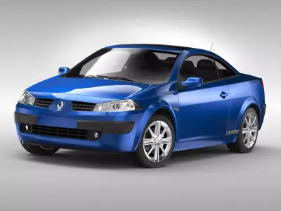 Renault Megane CC 2003 - 2006 3D model