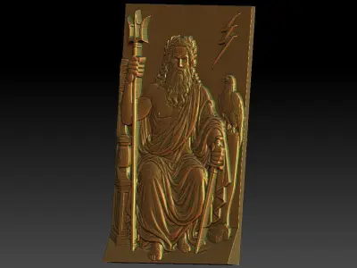 1 Zeus CNC Relief Model 3D print model