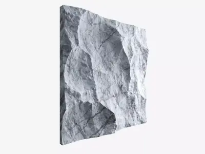 195-RockPanel rock on wall 3D model