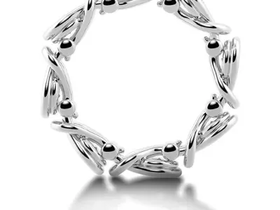 Band Ring 3D print model