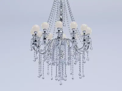 -Crystal Chandelier- 3D model