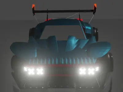 Drift car 3D print model