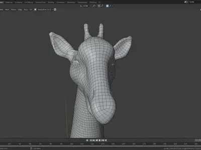 giraffe 3D model