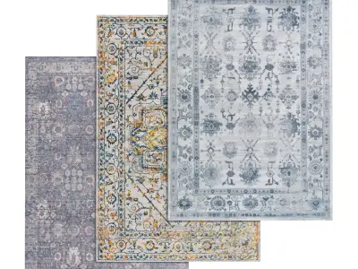 Rug Set 974 3D model