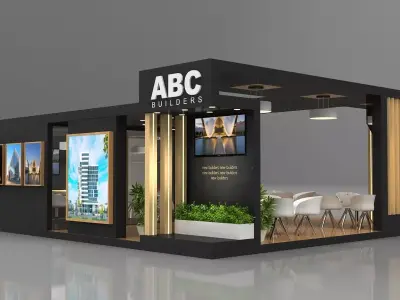 kiosk design 3D model