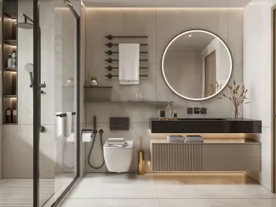 Bathroom 63 3D model