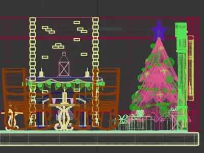 Christmas Room  3D model