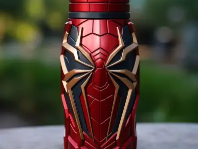 Spider-Man Bottle  3D print model
