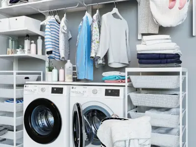 Laundry Set Ikea 1 3D model