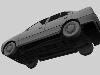 esteem car 3d model 3D model