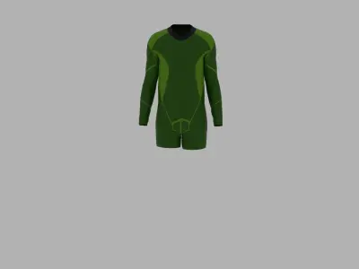 Sport Suit Low-poly 3D model