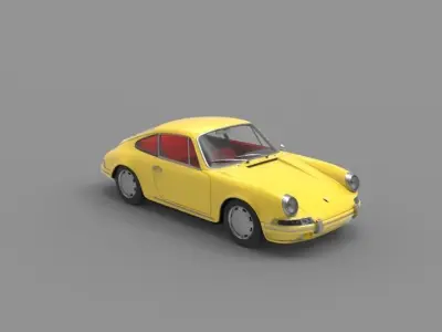 1964 Porsche 911 3D model