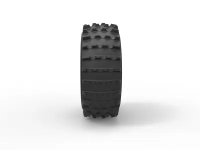 Offroad wheel 41 Scale 1 to 20 3D print model
