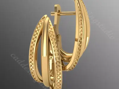 Earrings od115 3D print model