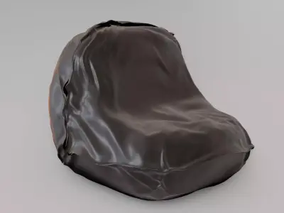 Bean Bag Chair Free low-poly 3D model
