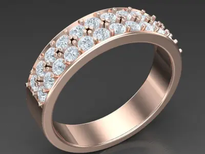 Luxury Men Rings Designs 5MR085 3D print model