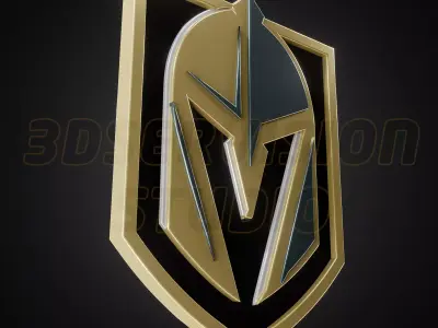 Vegas Golden Knights logo - Cinematic - 3D print 3D model