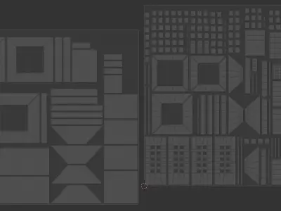 Pagoda Stone Statue Low-poly 3D model