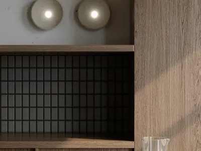Japandi Kitchen  3D model