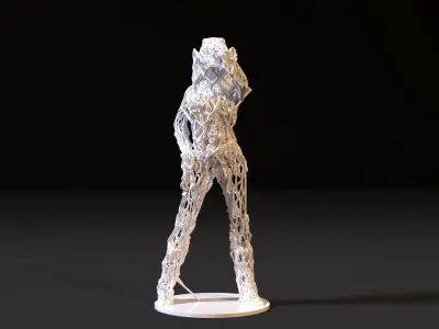 Sexy Cowgirl 3D print model
