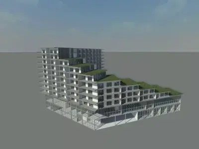 Hotel complete revit project p3 3D model