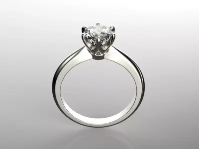 Premium 3D Ring Set  US6  US7  US12  High-Detail STL 3D print model