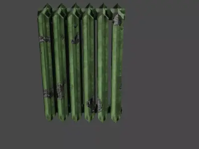 rusty cast iron heating radiator 3D model purchase