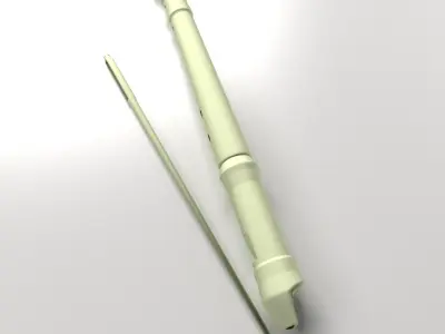 Recorder syringe 3D model
