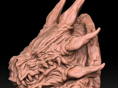 Dragon Head 3D print model