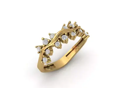 Rings for Women Womens Rings Stone Ring Ready STL 3DM Models  3D print model 3