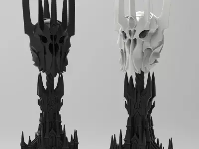Sauron Tower Display  Lord of the Rings Statue 3D print model