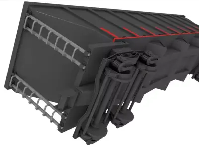 Railroad Box Car 3D model