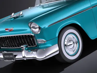 Chevrolet Bel Air Coupe CG 1954 3D model