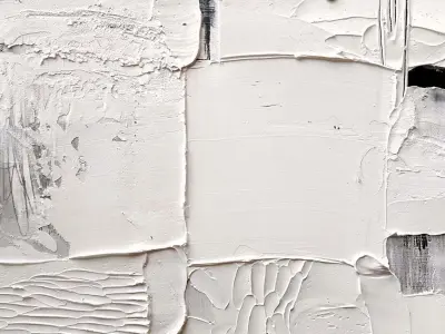 Plaster two square photo frames 53 Low-poly 3D model