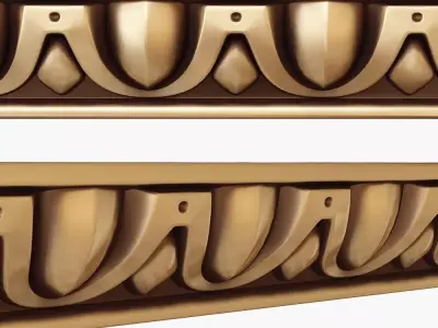 Ionic molding 3D model