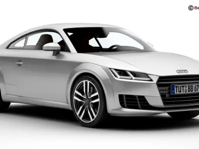 Audi TT Coupe 2015 3D model