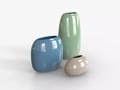 Calligaris Flavour Set Low-poly 3D model