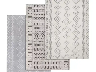 Rug Set 1495 3D model