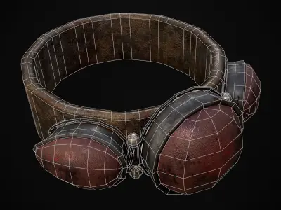 Medieval Ring Free low-poly 3D model