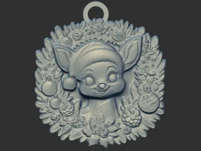 christmas decor  3D print model