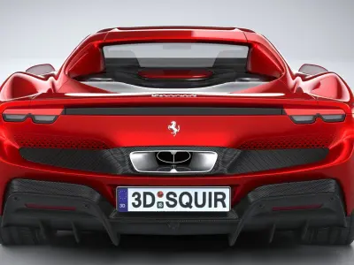 Ferrari 296 GTB 2022 3D model