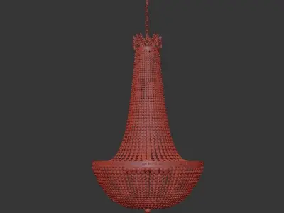 Chandelier Pera E 1 5 80 602 G 3D model
