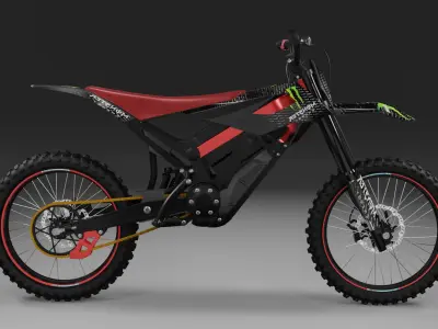 Apollo RFN Electric Bike Low-poly 3D model