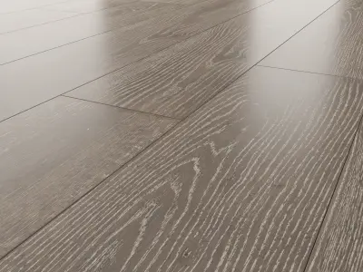 Wood floor Oak Vicksburg Brushed 3D model