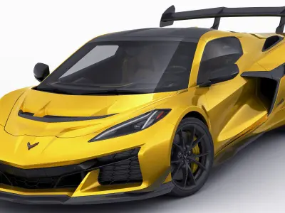Corvette ZR1 Coupe C8 2025 3D model