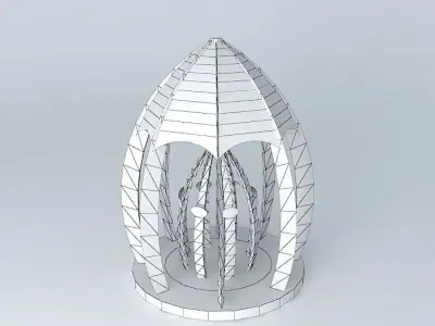 Šehidsko Memorial Characteristic Free 3D model