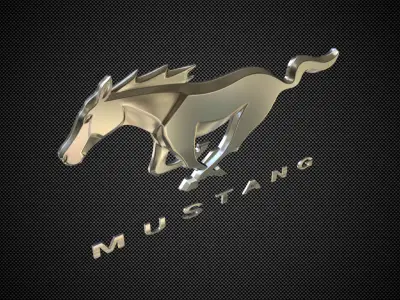 horse logo 3D model V3